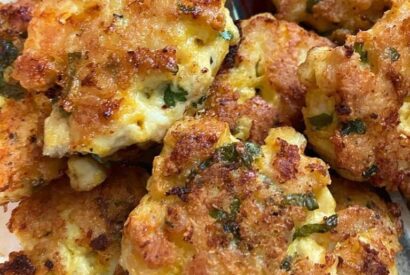 Thumbnail for CHEESY CHICKEN FRITTERS