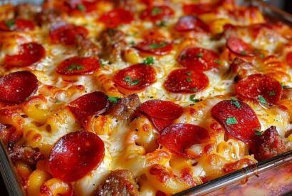 Thumbnail for Pizza Spaghetti Casserole