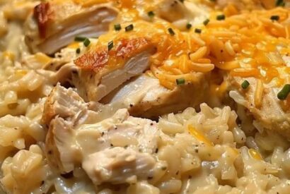 Thumbnail for Creamy Chicken Rice Casserole