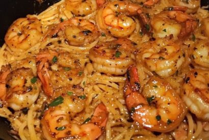 Thumbnail for Garlic Butter Shrimp Pasta