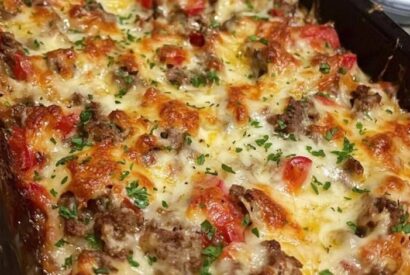 Thumbnail for Philly Cheesesteak Casserole