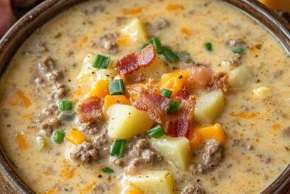 Thumbnail for Cheesy Burger Flavored Soup