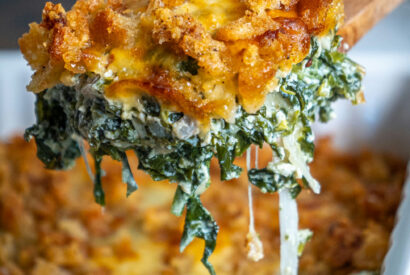 Thumbnail for Cheesy Italian Spinach Bake