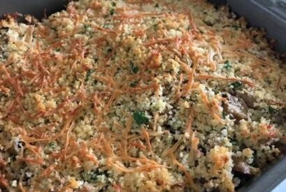 Thumbnail for Stuffed Mushroom Casserole