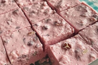 Thumbnail for Black Cherry Jello Salad (Classic Creamy Squares)