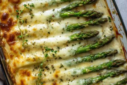 Thumbnail for Cheesy Asparagus Casserole