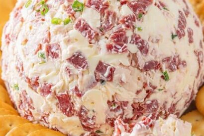Thumbnail for Creamy Chipped Beef Cheese Ball