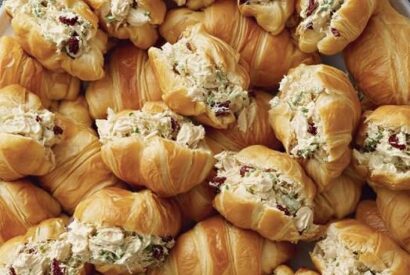 Thumbnail for Mini Chicken Salad Croissant Sandwiche