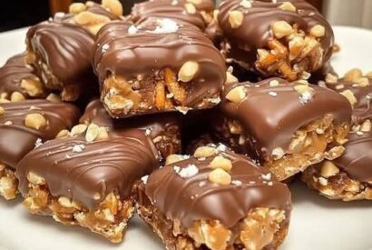 Thumbnail for Peanut Butter Pretzel Clusters – No-Bake
