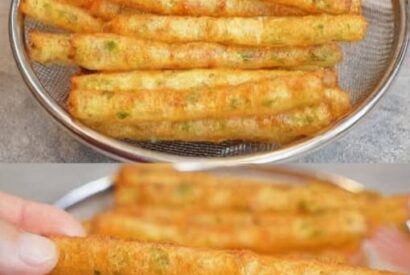 Thumbnail for cheese fries made from boiled potatoes