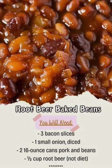 Dad’s Famous Root Beer Baked Beans